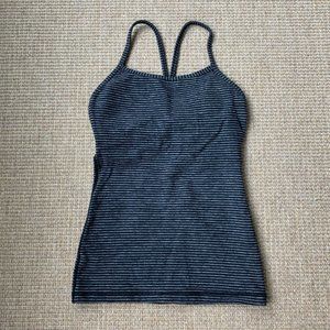 Lululemon Striped Power Y Tank